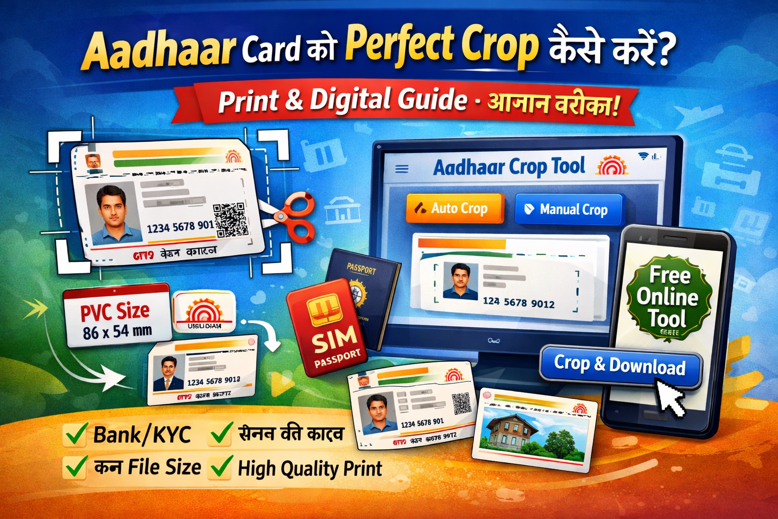 Aadhaar Cropping Tips